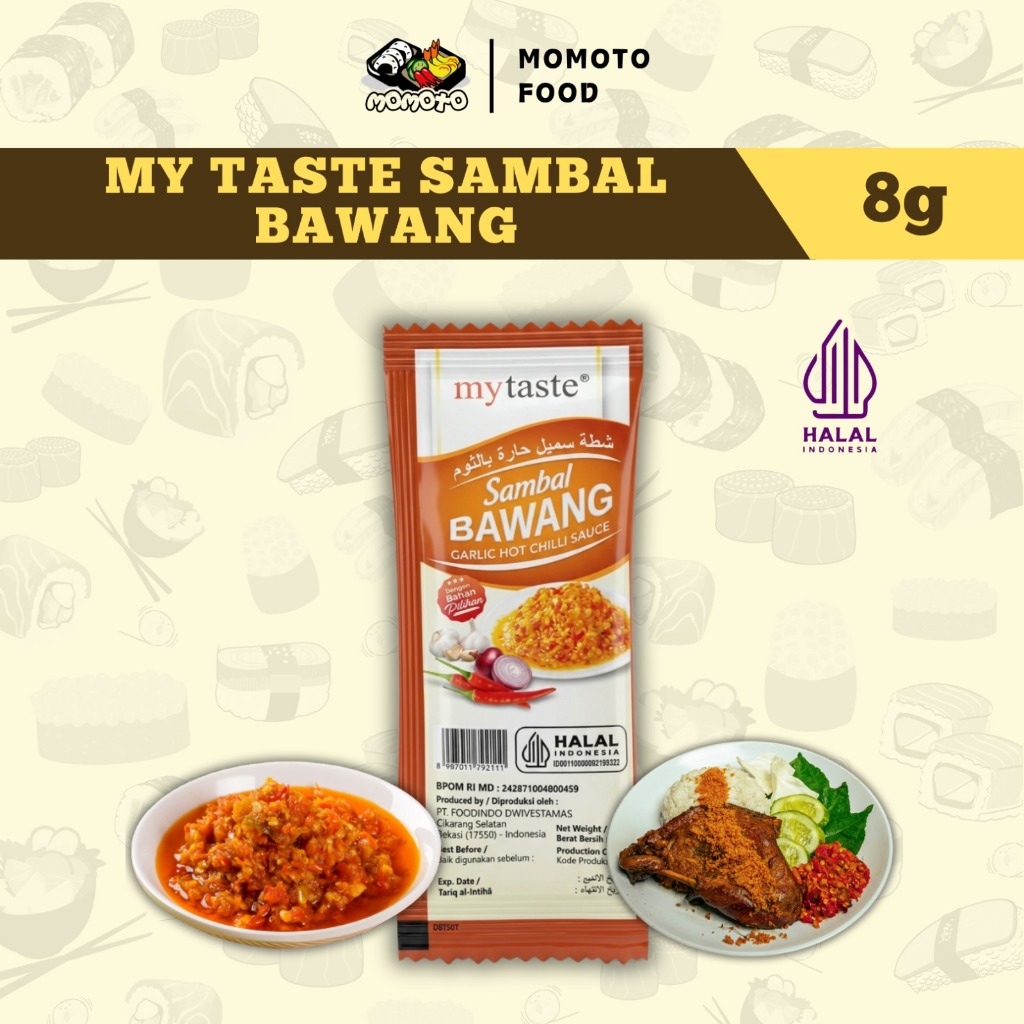 My Taste Sambal Bawang Sachet 8 gram Halal Catering MBG