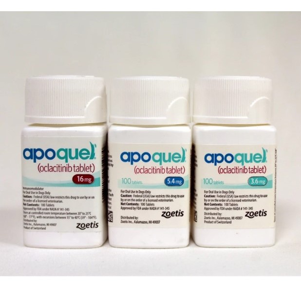 Apoquel Tablet 10 Tablet - Obat Anti Gatal Alergi Anjing, Mengontrol Gatal Alergi