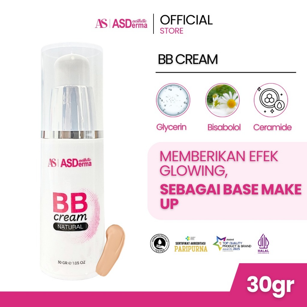 Asderma  Aesthetic BB Cream Natural & BB Cream Pot