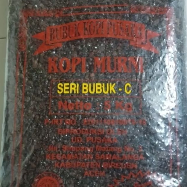 Bubuk Kopi Kasar Aceh Pusaka Seri C