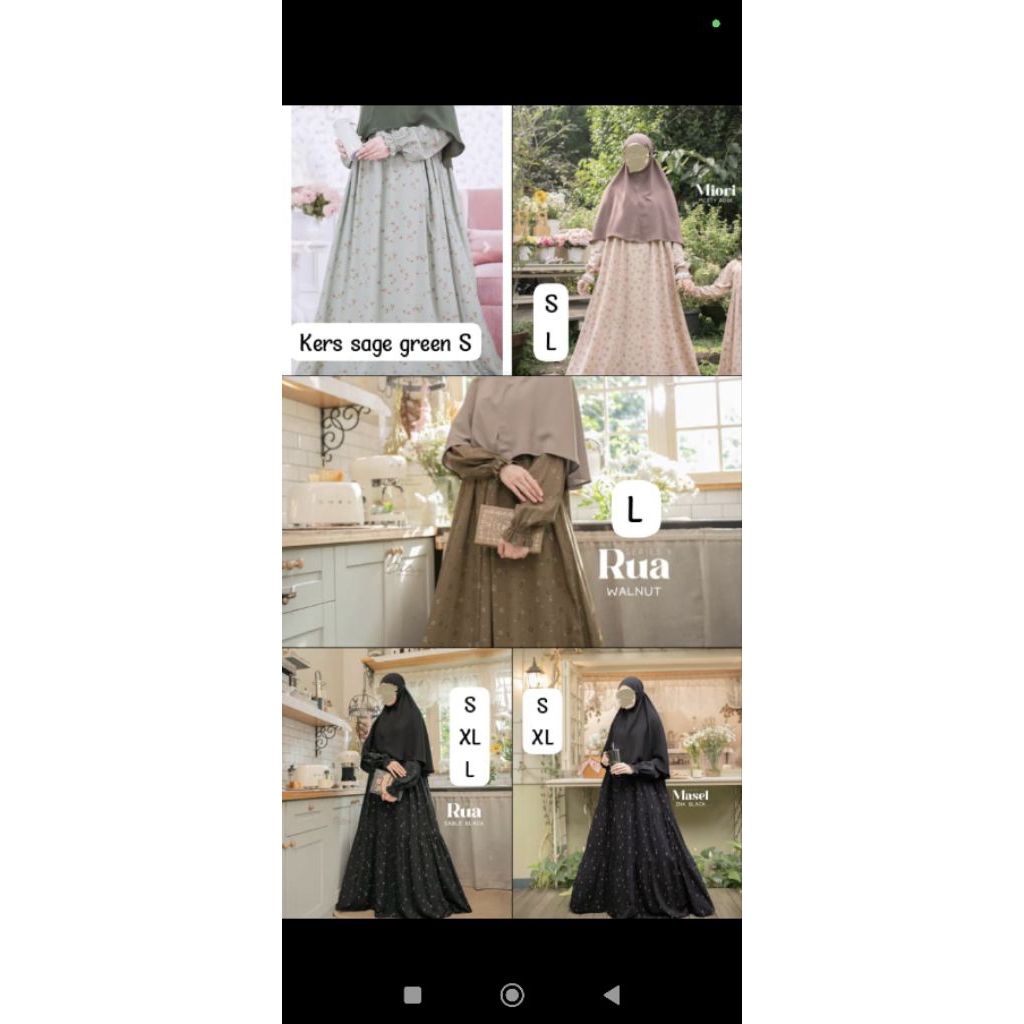 DITSY MEI 2026 Night Gown Ditsy gamis hijab wanita