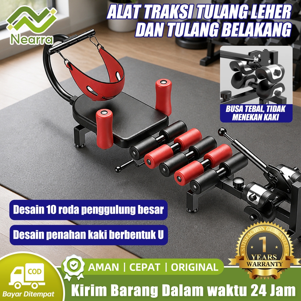 Nearra Therapy bed - Alat Peninggi Badan - Alat Therapy Traksi Tulang Belakang - Alat Therapy orthop