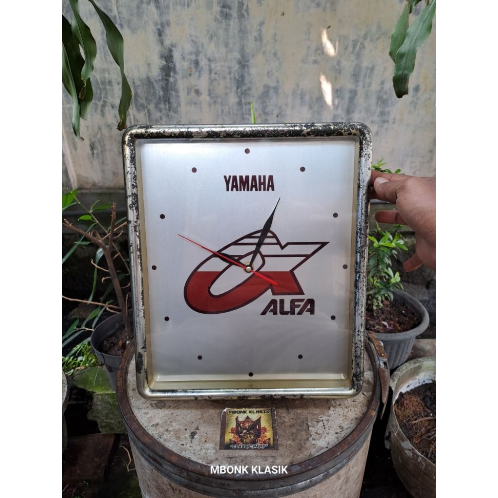 jam dinding yamaha alfa ORIGINAL jam yamaha alfa jam alfa jam dealer yamaha alfa