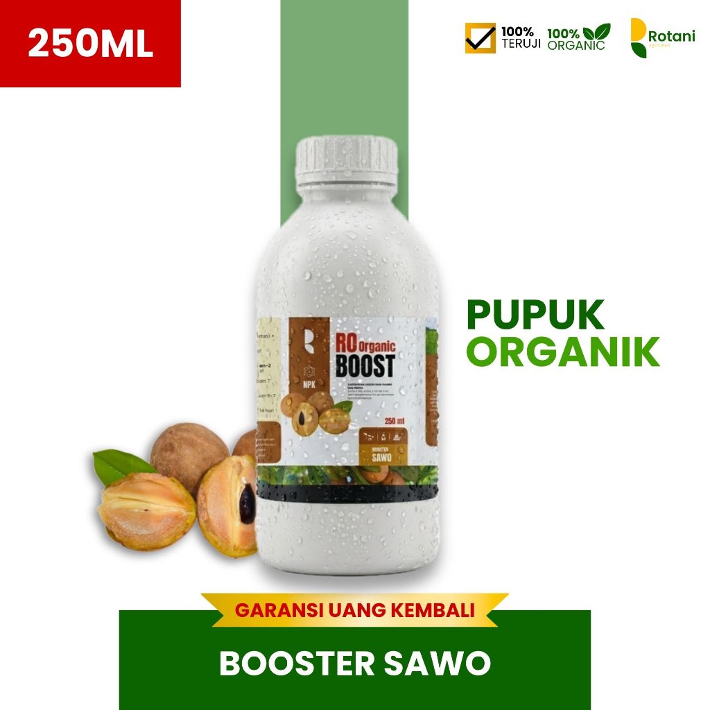 POC Pupuk Cair Booster Sawo Agar Cepat Berbuah Lebat Manis - Nutrisi Pelebat & Penyubur Tanaman Anti