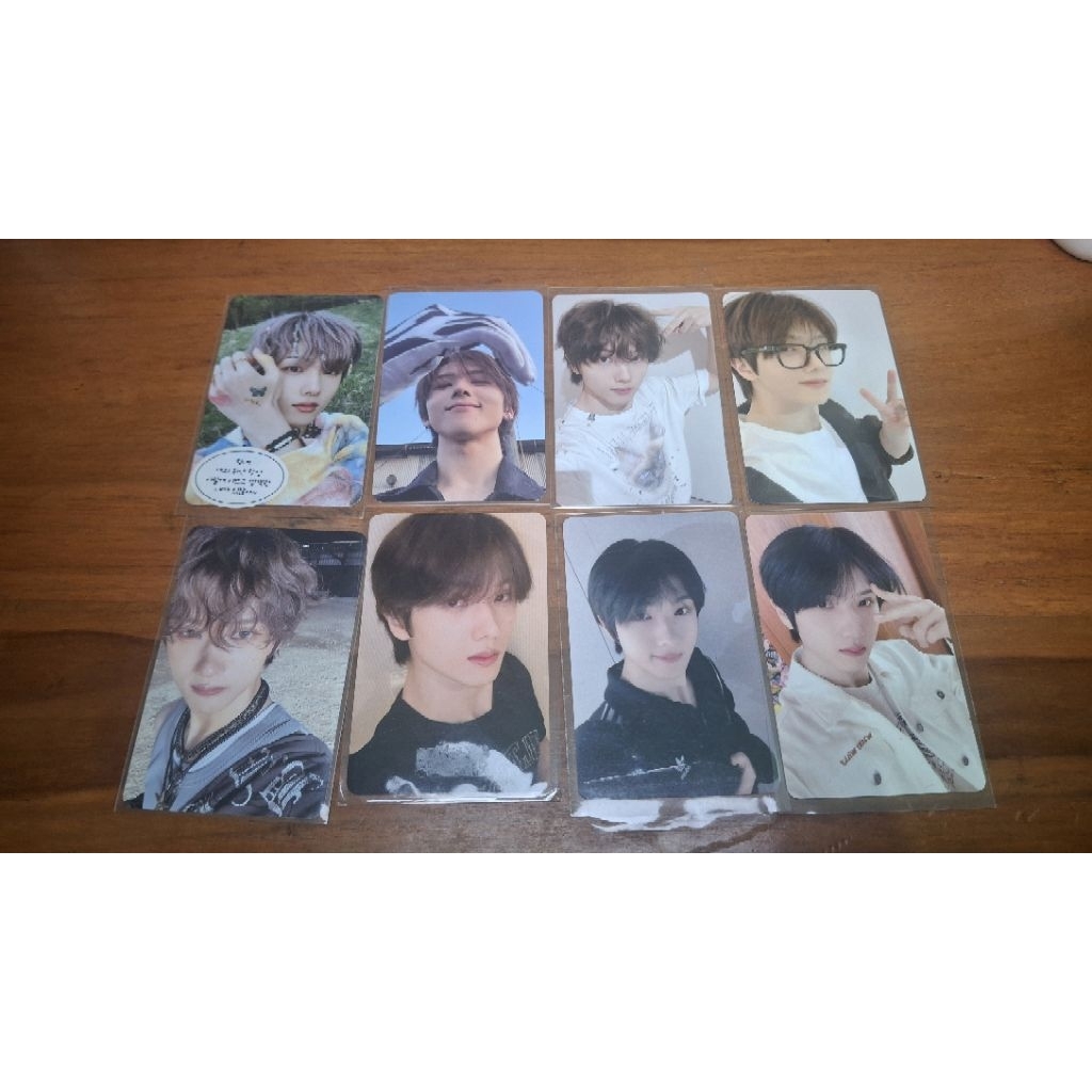 Photocard Jisung NCT Dream Official Jisung Nabi Kupu Kupu Jisung Kitty Jisung Kacamata