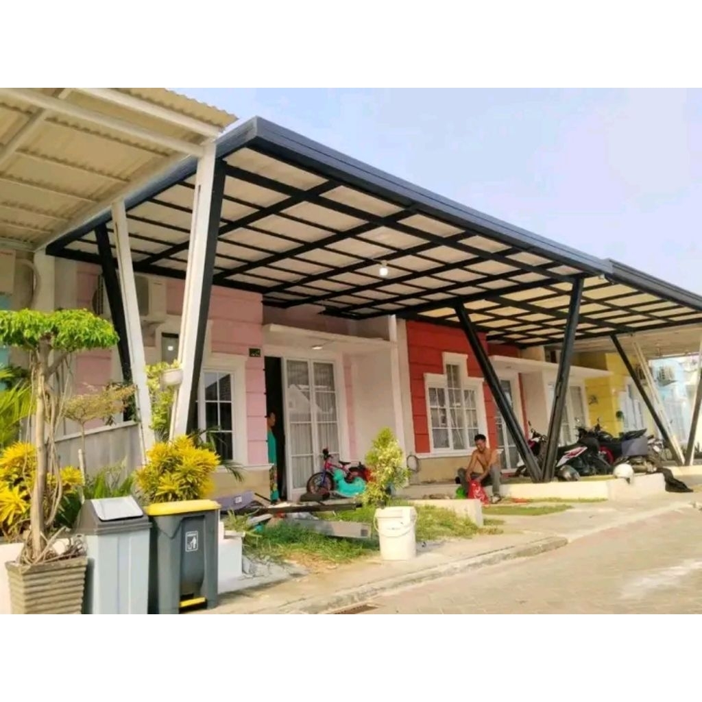 Kanopi Baja ringan atap alderon singel layer