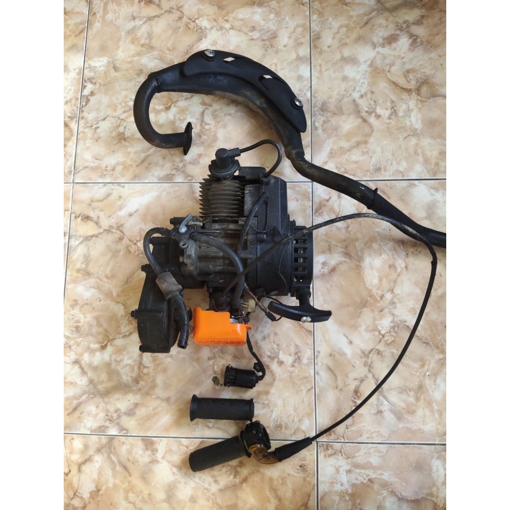 Mesin Mini Trail 2 Tak 50cc Pull Starter