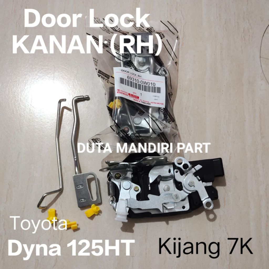 Door Lock Kunci Pintu Mobil KANAN Toyota Dyna 125HT Kijang Kapsul 7K 69310-0W010
