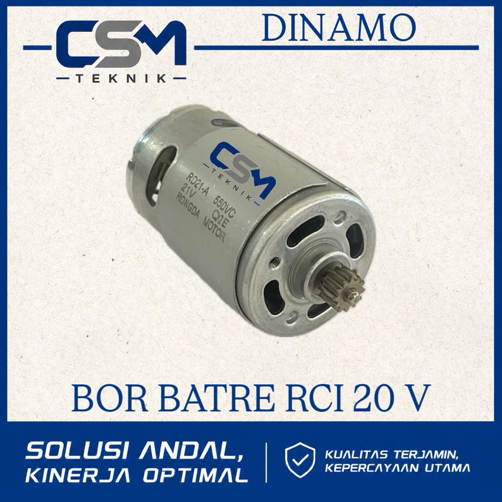 MOTOR DINAMO BOR RYU RCI20V DINAMO MESIN BOR BATRE RCI20V RYU