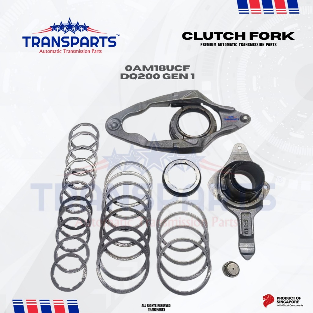Lever fork Garpu Dual Clutch Bearing Kit Gen 1 Matic Matik Transmisi DSG-7 0AM DQ200 VW Volkswagen G