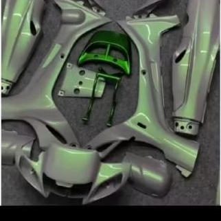 CAT PU NARDO GREY+ LEMBAYUNG GREEN CAT MOTOR CAT MOBIL