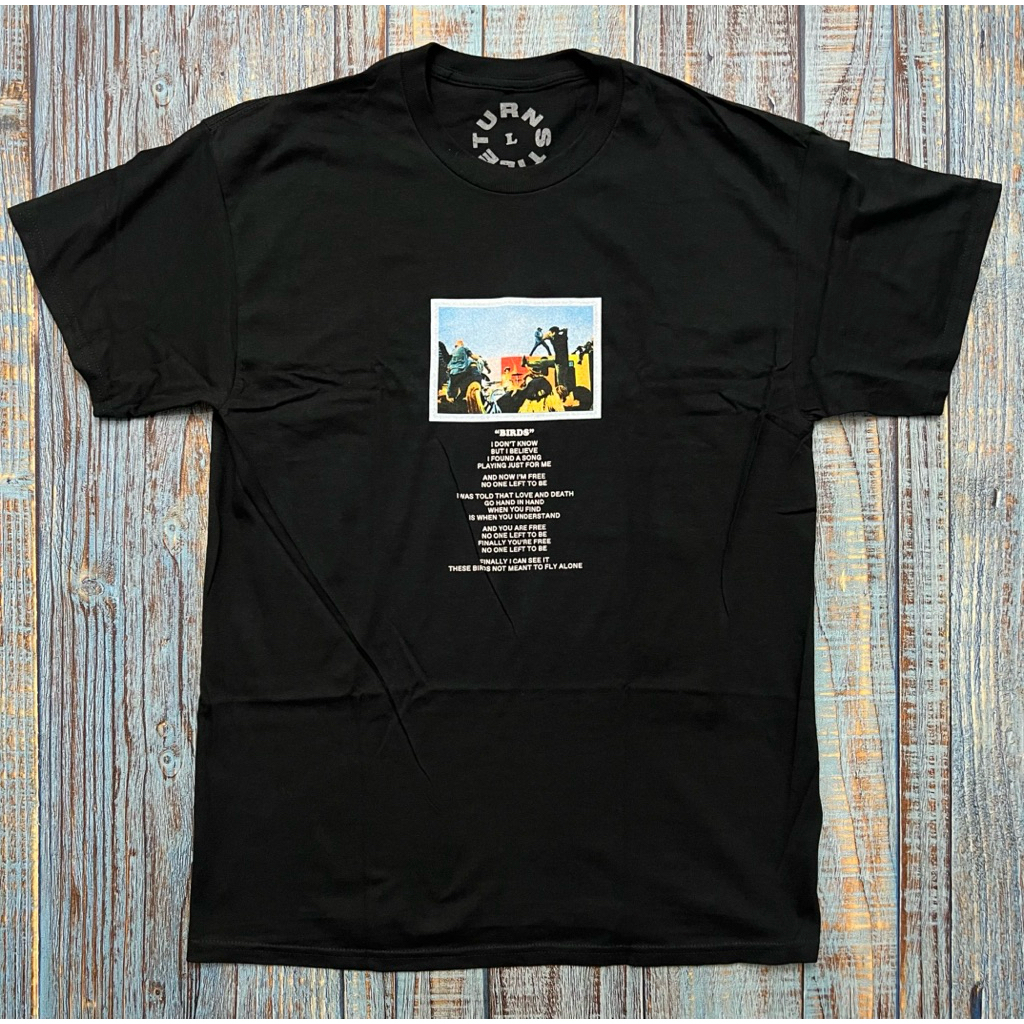 Kaos T-Shirt Band Turnstile - Birds Lyric Official Merchandise