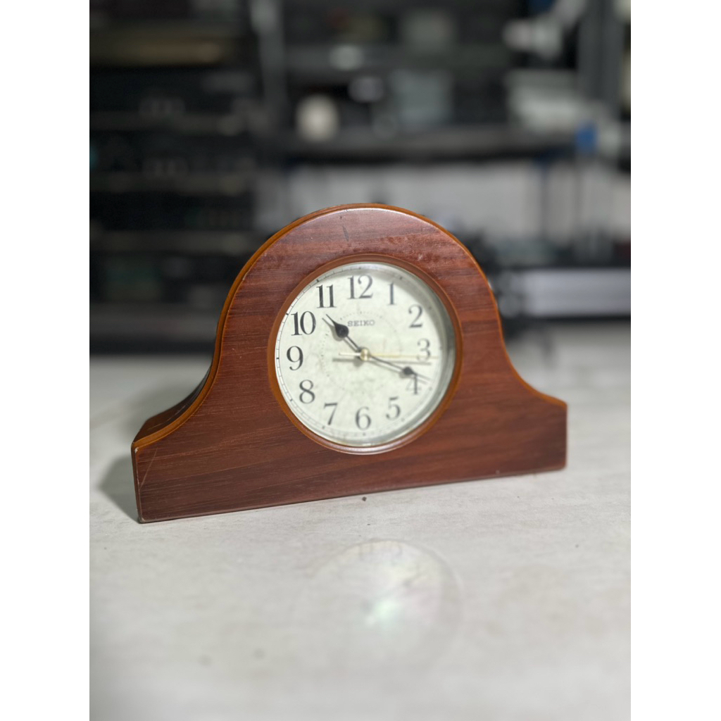 JAM MEJA SEIKO MODEL JUNGHANS KONDIS OFF TINGGAL GANTI MESIN
