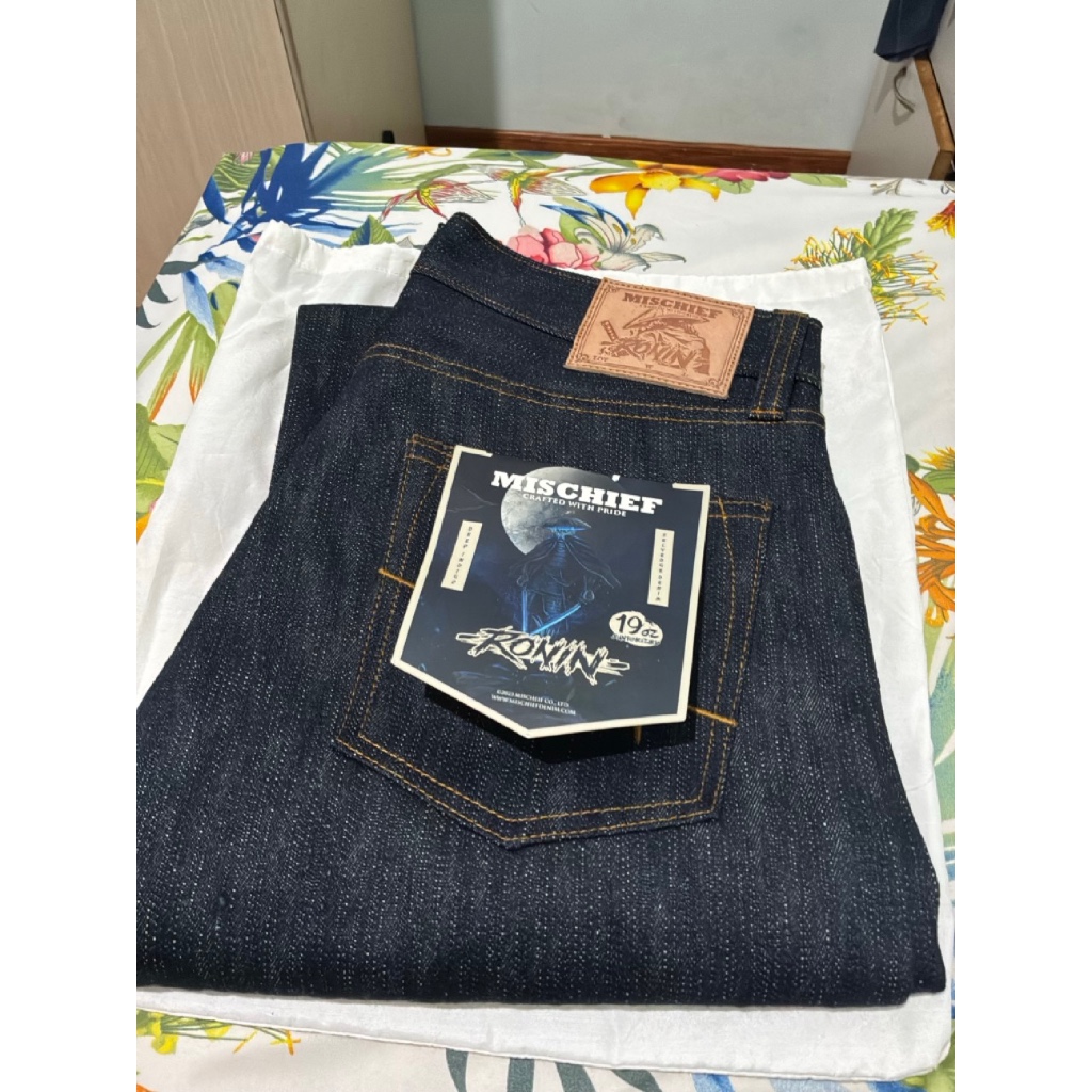 Celana Jeans Pria Denim - Mischief Ronin Selvedge 19 Oz