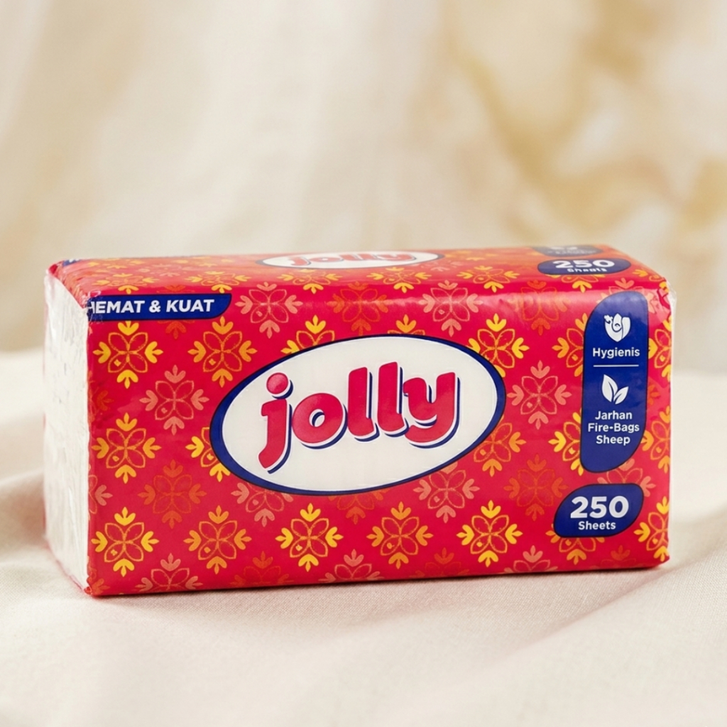 Tissue Wajah Jolly 250 Sheets 2 Ply - Facial Tissue Jolly 250s Murah