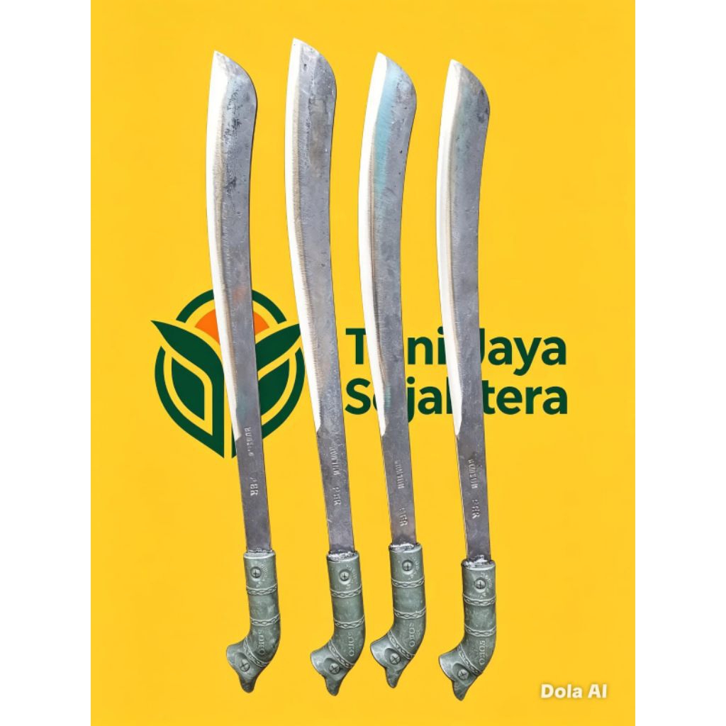 pisau Bugis pisau panjang baja asli