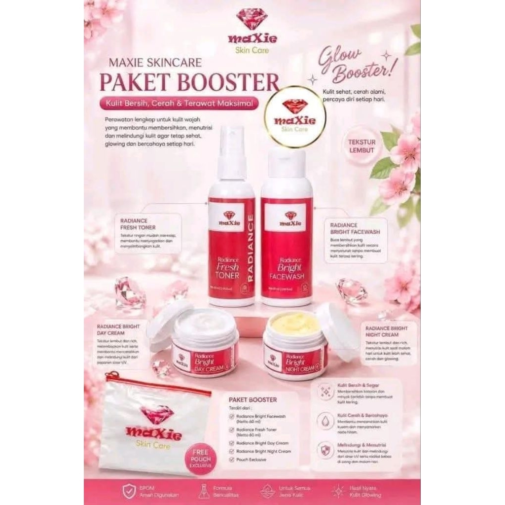 Maxie glow skincare CREAM MAXIE PREMIUM BPOM KEMASAN TERBARU DIJAMIN ORIGINAL