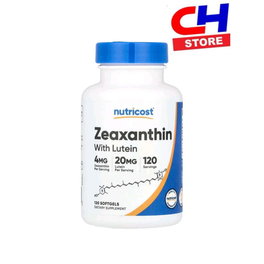 Nutricost Zeaxanthin with Lutein 120 Softgels