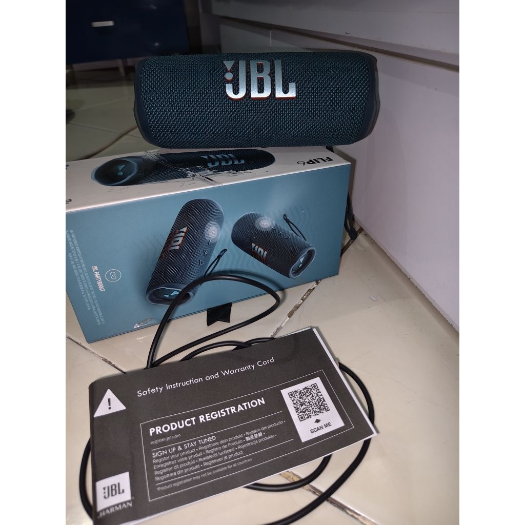 JBL Flip 6 Original IMS - Mulus