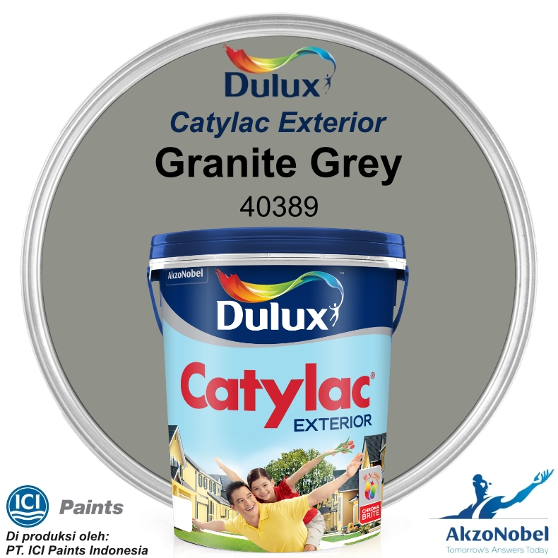 CAT DULUX CATYLAC EXTERIOR 5 KG - GRANITE GREY 40389