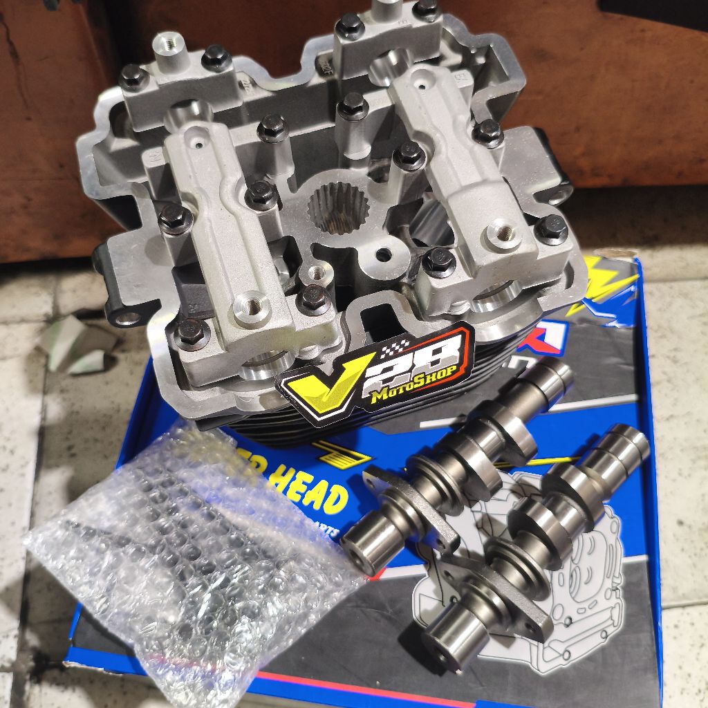 ATAKA Racing Super Head + Noken SATRIA FU 150 KARBU klep 22/25 23/26 Set Noken As Camshaft Cam - Blo