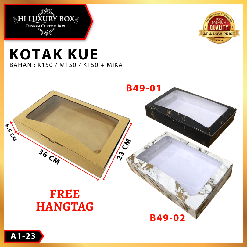 Box Hampers - Kotak Kado Mika - Dus Packaging Baju Hijab - A1-23