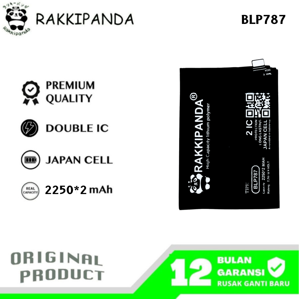 RakkiPanda - BLP787 Reno 4 Pro Batre Batrai Baterai