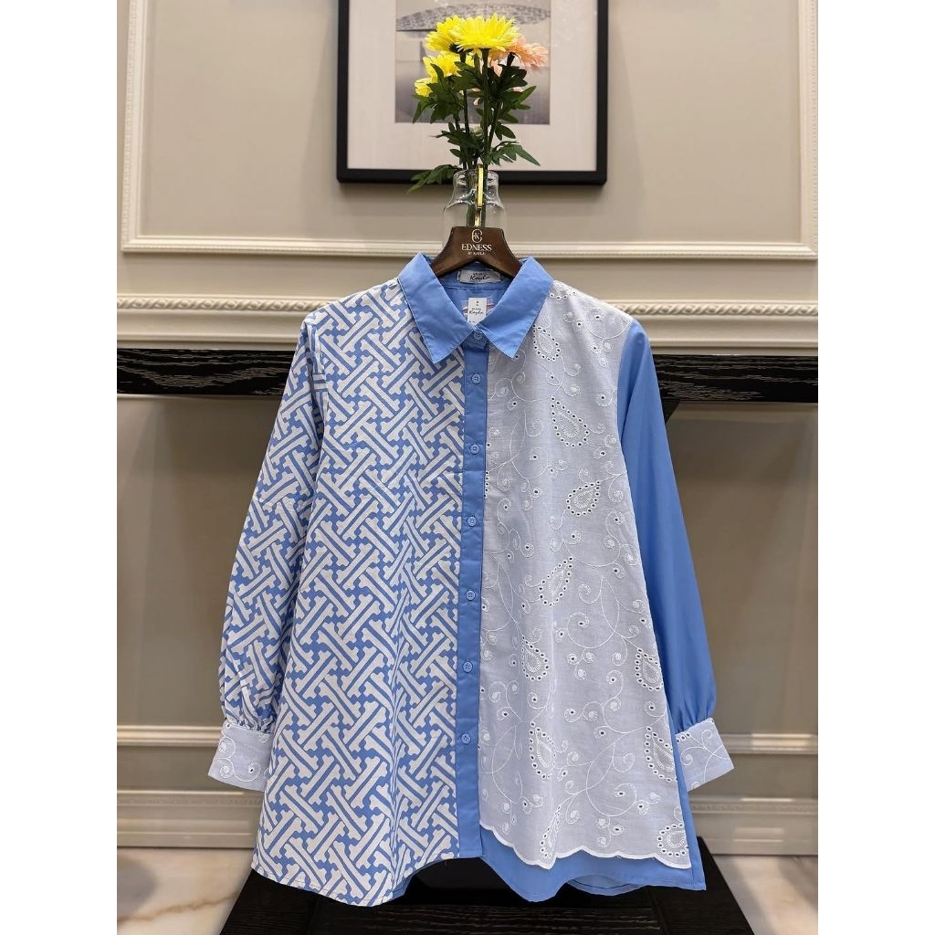 Kemeja Tunik Toyobo || Ednes Kayla