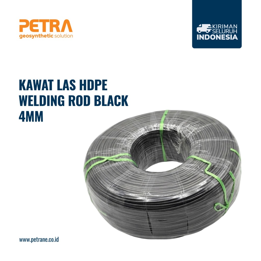 Kawat Las HDPE / Welding Rod Black 4mm Viroline