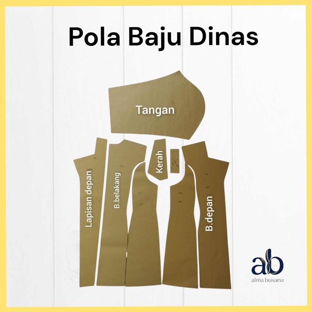 Pola Baju dinas | pola instan baju dinas wanita