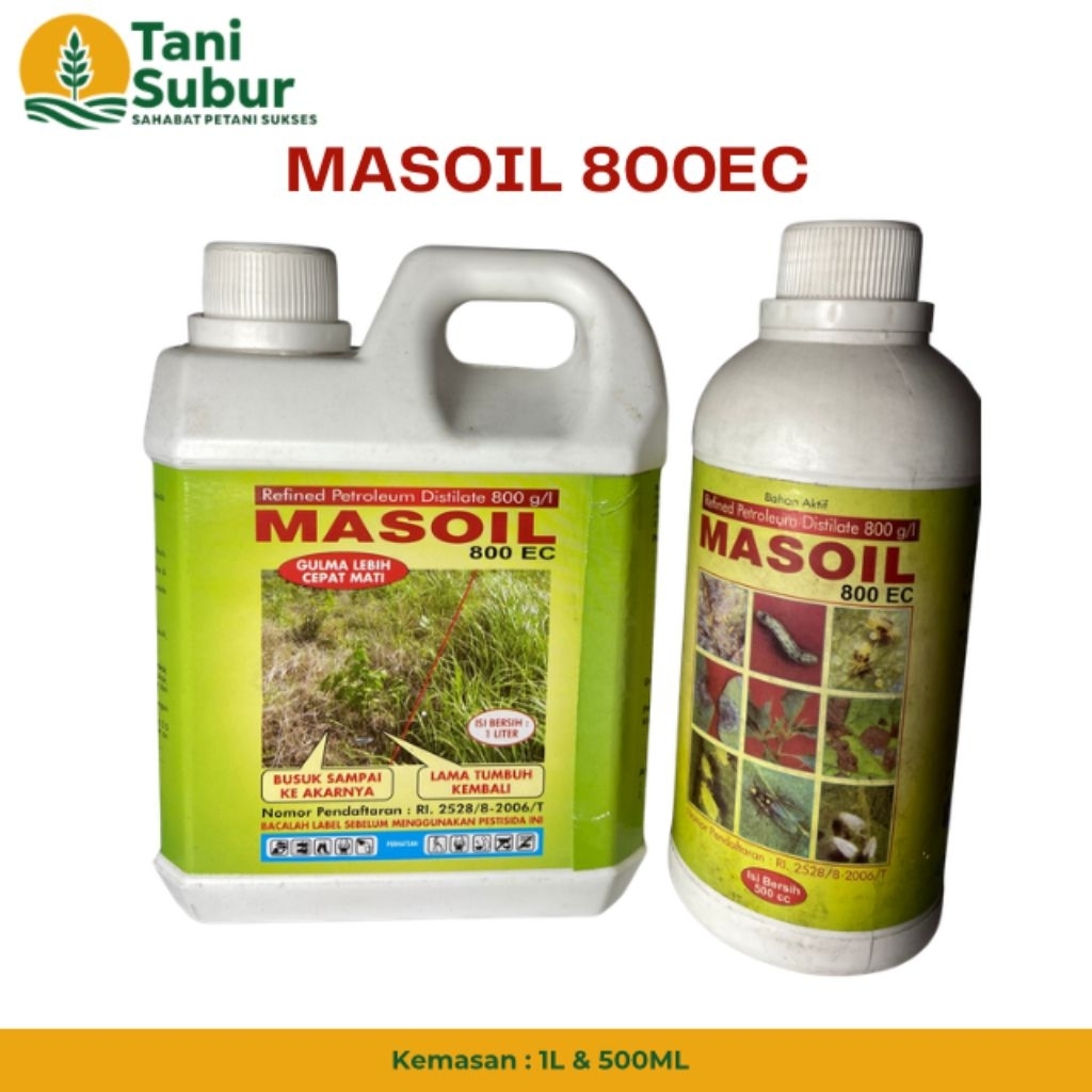 MASOIL 800EC 500ML&1L - PEREKAT DAN PERATA PESTISIDA