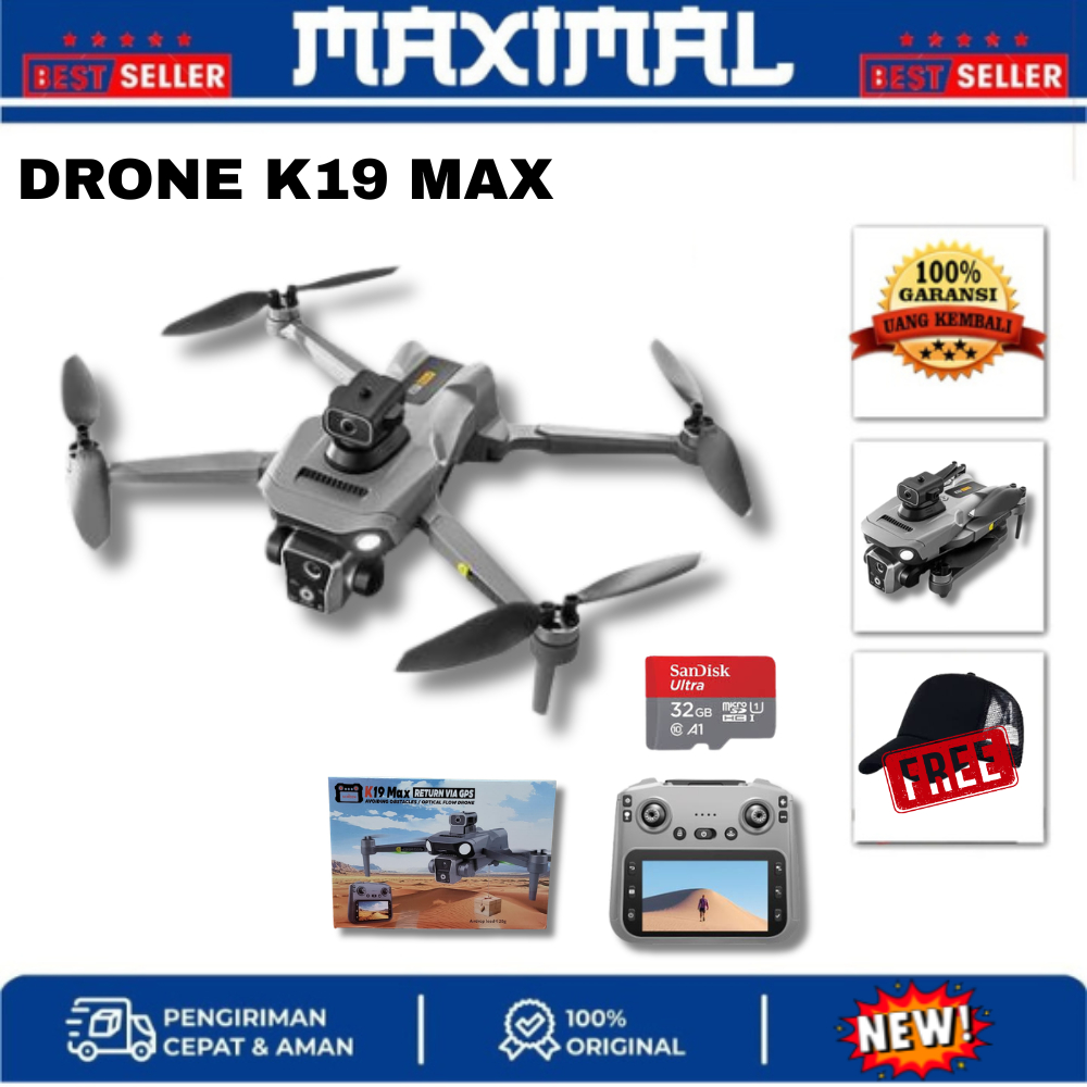 New K18 MAX GPS Airdrop Drone Fishing Laser Obstacle Avoidance Optical Flow Rc Screen Remote Control