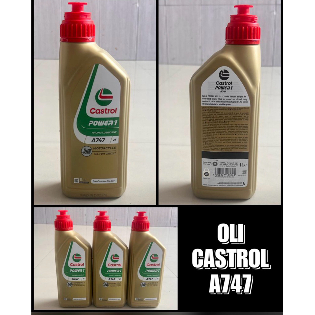 OLI SAMPING 2 TAK CASTROL A747 ORIGINAL BUAT RACING