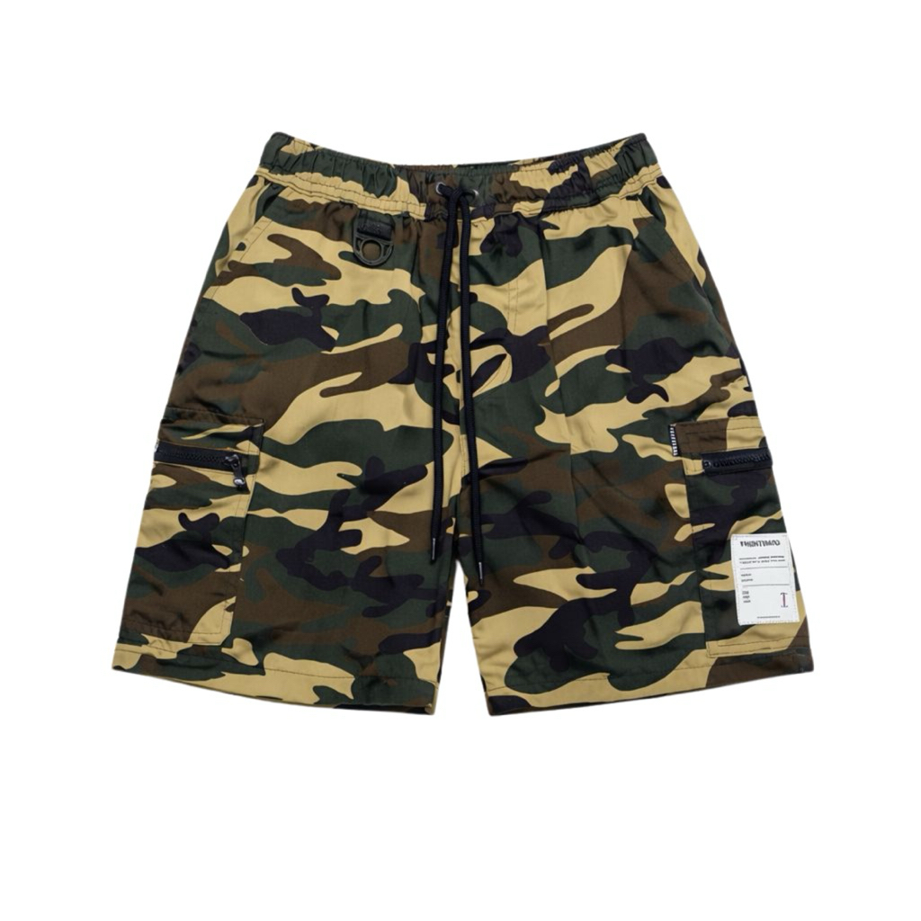 FRONTWARD - Short Pants Cargo Camo Zipper