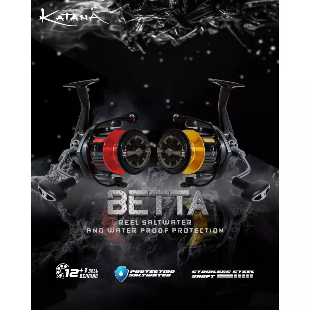 REEL KATANA BETTA | 1000-6000 | SPINNING | POWER HANDLE | SALTWATER | 12+1 BALL BEARINGS