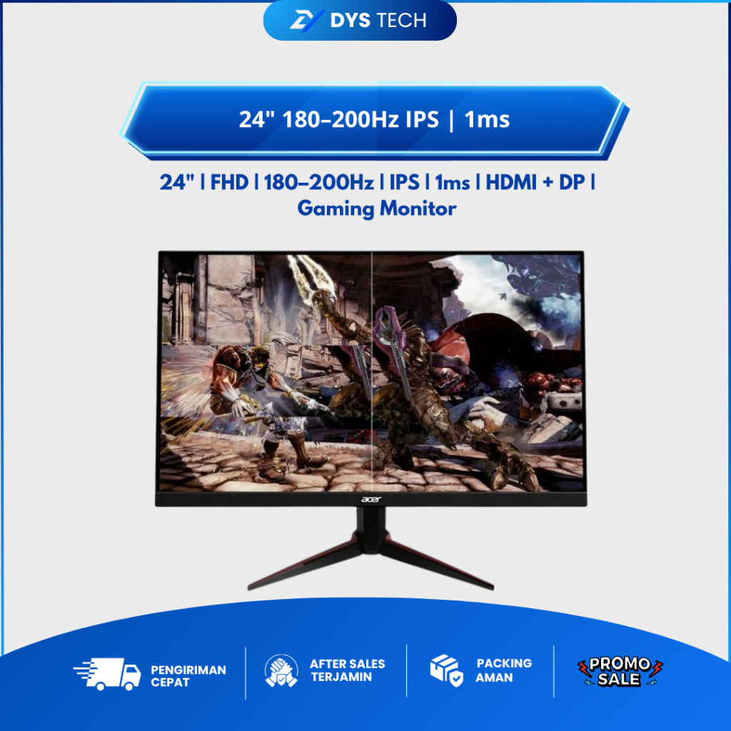 ACER GAMING MONITOR Nitro VG240Y_M3 180Hz IPS Nitro VG240Y - VG240Y X1 200Hz