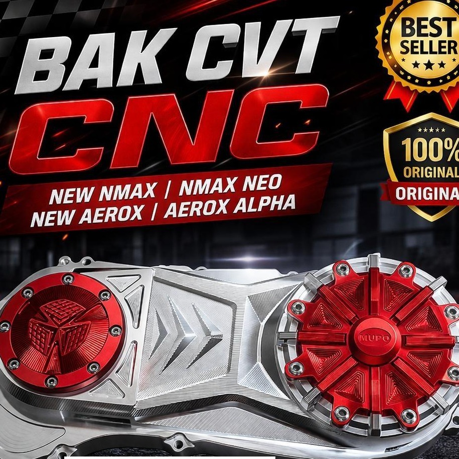 Bak CVT CNC New Nmax New Aerox Nmax neo Aerox Alpha yamaha sp