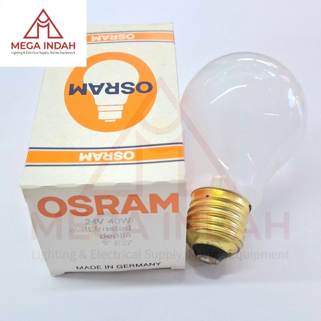 Bohlam Lampu Pijar Merk Osram - 24V - 40W - E27