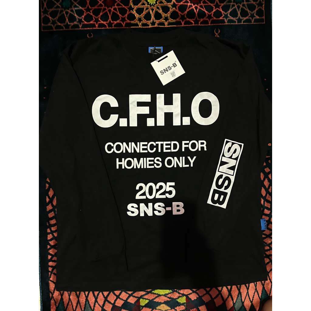 link co cfho snsb longsleeve black white