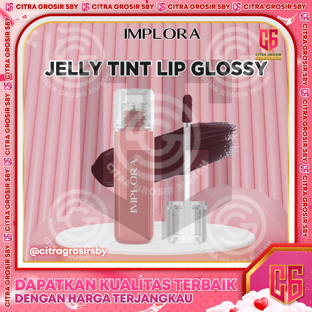 IMPLORA Jelly Tint Lip Tint Glossy || Lip Tint Implora Original