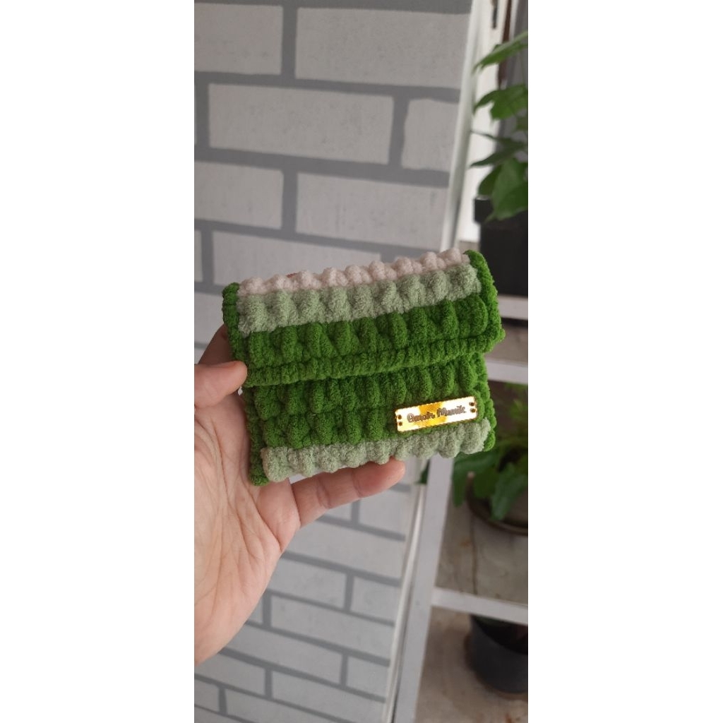 dompet rajut , dompet plastik canvas , canvas bag (harga + admin )
