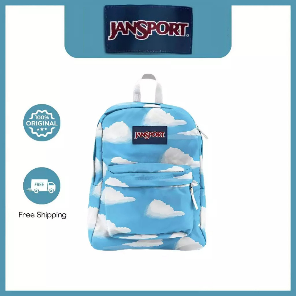 JanSport Tas Ransel / Backpack / Daypack Awan Biru -JanSport Tas Ransel Laptop / Tas Ransel JANSPORT