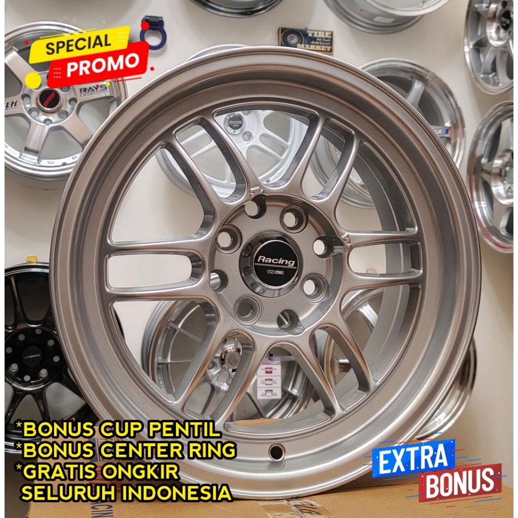 (Spesial promo) velg mobil Enkei Rpf1 R15 (baru)