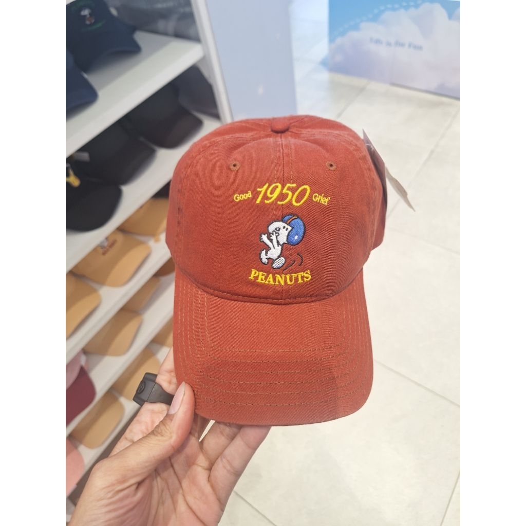 miniso original x snoopy peanuts hat topi casual