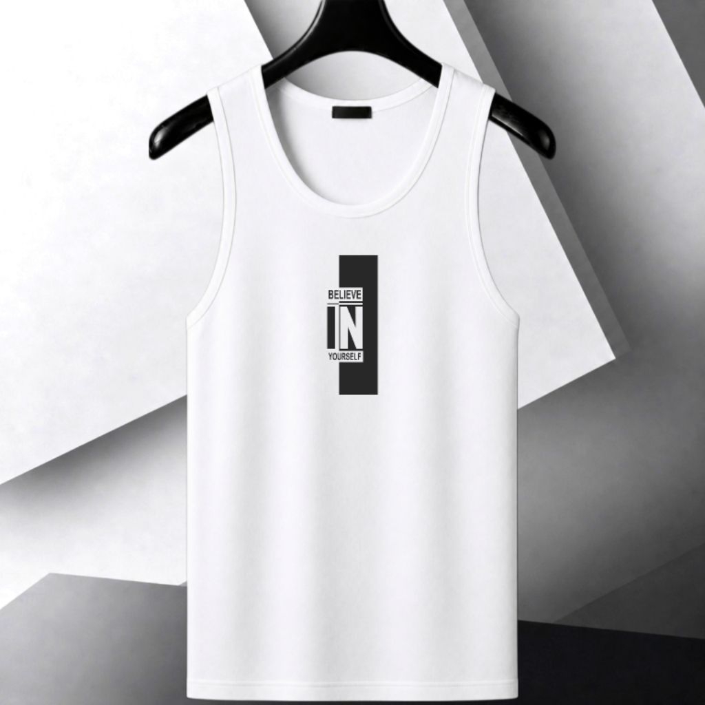 Singlet Pria Sablon Dtf Premium Kaos Singlet Pria Katun