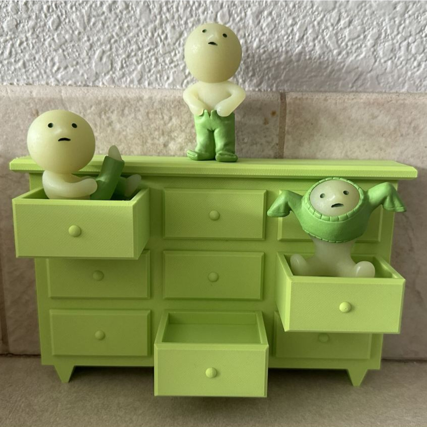 Laci Mini Aesthetic Smisk* Inspired Dekor Kamar Organizer Mini Figure Display Estetik Lucu