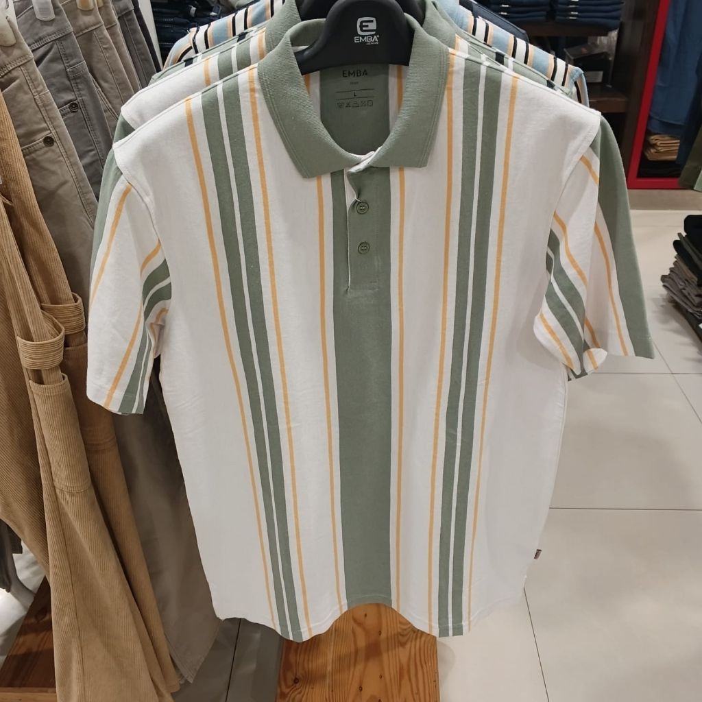 EMBA KAOS POLO PRIA - KAOS SALUR PRIA KEKINIAN - ORIGINAL