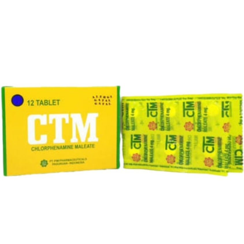 CTM 12 TABLET - OBAT ALERGI