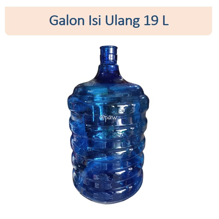 Galon Isi Ulang Biru/ Galon Air Isi Ulang/ Galon Warna Air Minum Isi Ulang/ Wadah Air Dispenser/ Gal
