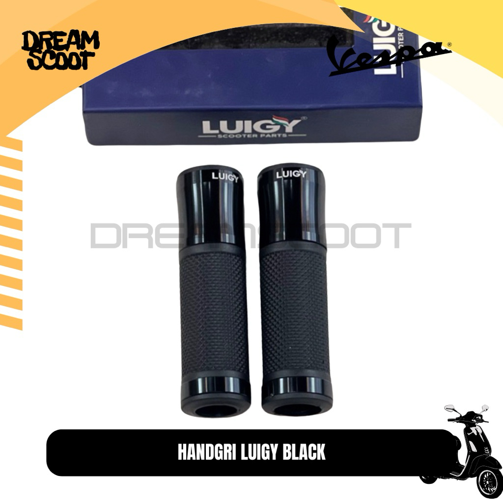 Handgrip Luigy Black Vespa Matic Handgrip Vespa Matic Vespa Sprint Vespa Primavera Luigy Vespa s Ves